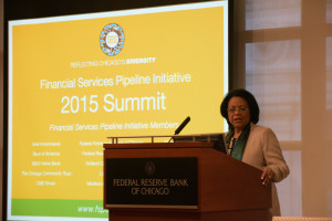 Dr. Chandler-Crichlow addresses Summit attendees